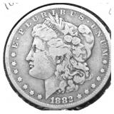 1882 O MORGAN DOLLAR VG