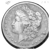 1890 MORGAN DOLLAR F