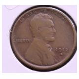 1912 S LINCOLN CENT VG