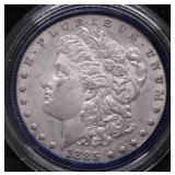 1885 MORGAN DOLLAR XF