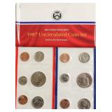1987 MINT SET P D MINTS