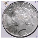 1923 CHOICE BU PEACE DOLLAR