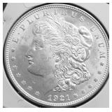 1921 CHOICE BU MORGAN DOLLAR
