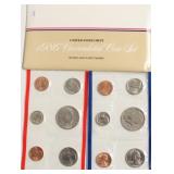 1986 MINT SET P D MINTS