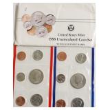 1988 MINT SET P D MINTS