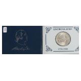 1982 D WASHINGTON HALF DOLLAR W BOX PAPERS