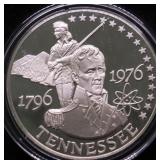 32.9 GRAMS TENNESSEE SILVER STATE SEAL