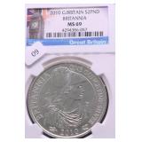 2010 NGC MS69 G BRIT BRITANNIA