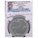 2015 NGC MS69 BRITANNIA