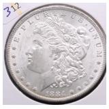 1884 O GEM BU MORGAN DOLLAR