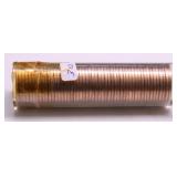 ROLL OF 1963 D GEM RED LINCOLN CENTS