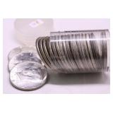 GEM BU 1968 D ROLL OF KENNEDY HALF DOLLARS