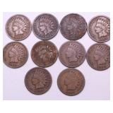 10 INDIAN HEAD CENTS