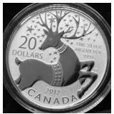 2012 CANADA GEM BU SILVER 20 DOLLARS