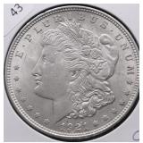 1921 CHOICE BU MORGAN DOLLAR