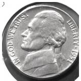 1951 CHOICE BU JEFFERSON NICKEL