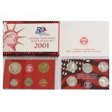 2001 SILVER PROOF SET