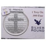 1 OZ .999 SILVER ROUND