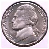 1959 D SUPURB GEM JEFFERSON NICKEL