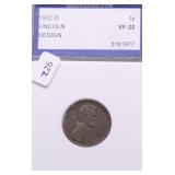 1922 D IGS VF20 LINCOLN CENT