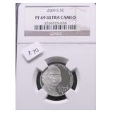 2009 S NGC PF69UC CAMEO JEFFERSON NICKEL