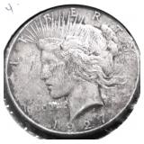 1927 PEACE DOLLAR VF