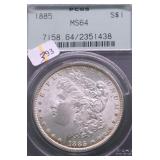 1885 PCGS MS64 MORGAN DOLLAR