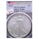 2024 PCGS MS70 SILVER EAGLE