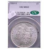 1904 O CAC MS63 MORGAN DOLLAR
