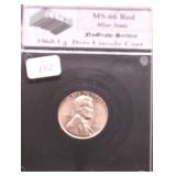 1960 GEM RED LG DATE LINCOLN CENT