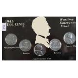 1943 STEEL CENTS