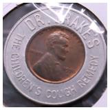 1950 D GEM RB DR DRAKES TOKEN