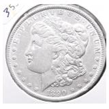 1890 MORGAN DOLLAR XF