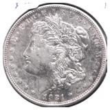 1921 D MORGAN DOLLAR XF