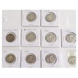10 SILVER QUARTERS