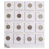 16 BUFFALO NICKELS