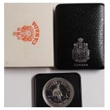1975 CANADA SILVER DOLLAR W BOX