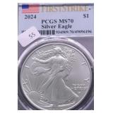2024 PCGS MS70 SILVER EAGLE