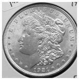 1921 CHOICE BU MORGAN DOLLAR