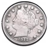 1912 V NICKEL VF