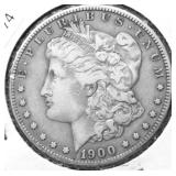 1900 MORGAN DOLLAR VF