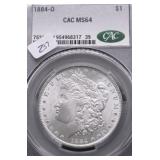1884 O CAC MS64 MORGAN DOLLAR