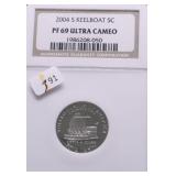 2004 S NGC PF69UC JEFFERSON NICKEL