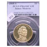 2008 S PCGS PF69DC PRESIDENT DOLLAR