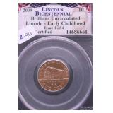 2009 PCGS GEM BU RED LINCOLN CENT