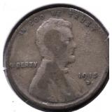 1913 D LINCOLN CENT VG