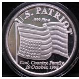 1 OZ .999 SILVER ROUND