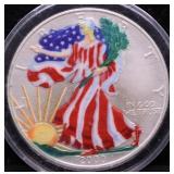 2000 COLORIZED SILVER EAGLE