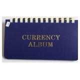CURRENCY ALBUM   VF NOTES