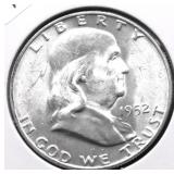 1952 D GEM FBL FRANKLIN HALF DOLLAR